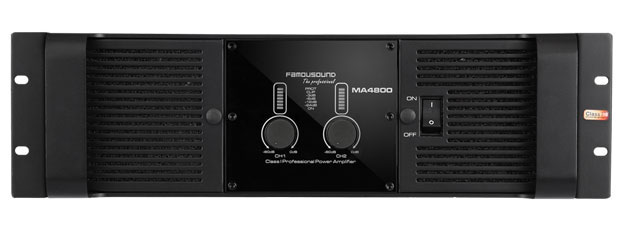 FAMOUSOUDN MA800/MA1200/MA2400/MA3600功放前面板